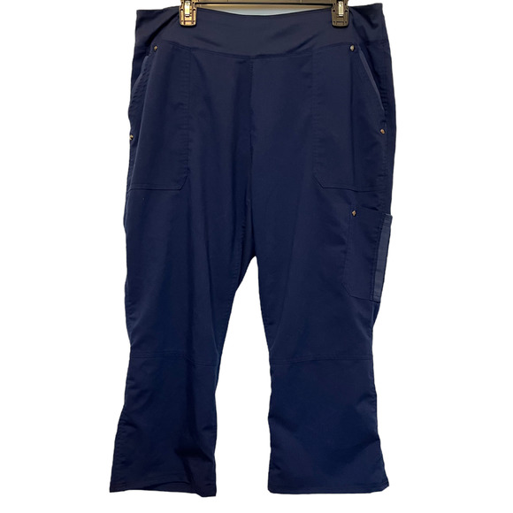 healing hands Pants - Healing Hands Scrub Pants Crop Blue XL